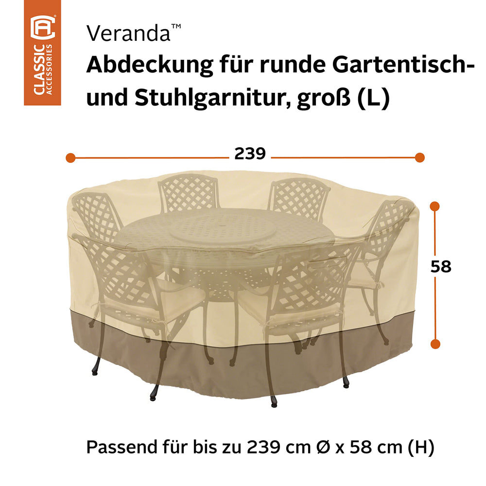 Classic Accessories Veranda fabric close-up highlighting woven Gardelle texture and durability