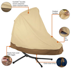 Classic Accessories fabric close-up highlighting Gardelle texture and water resistance