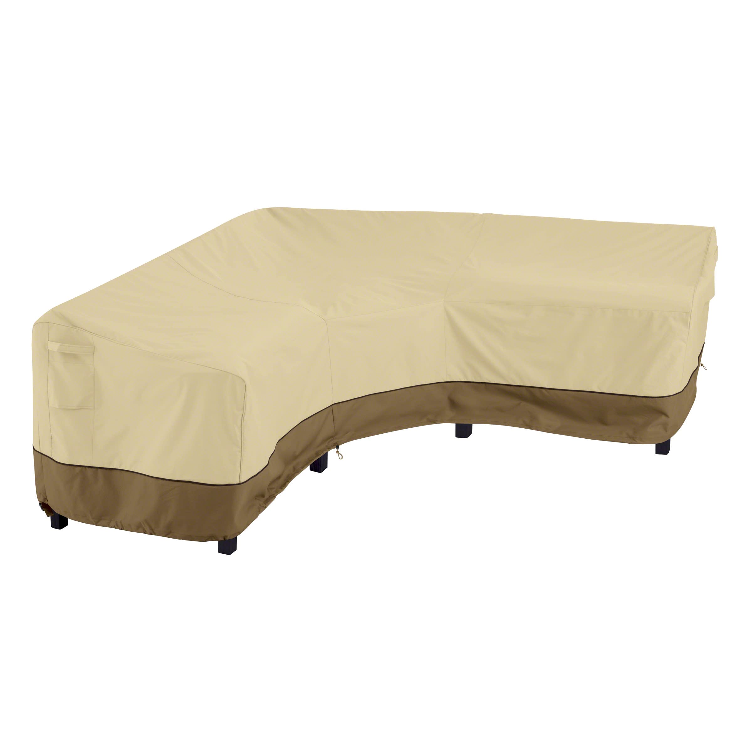 Classic Accessories front view of Veranda cover showing full protection and neat fit