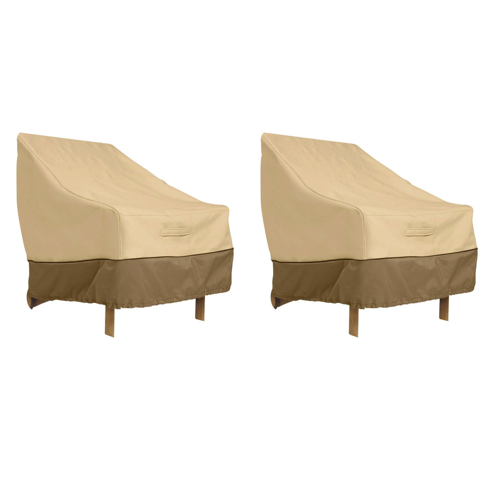 Classic Accessories Veranda front view showing full chair protection and tailored fit
