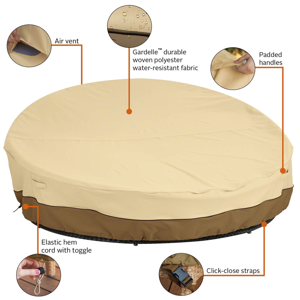 Classic Accessories padded handle close-up for comfortable lifting and easy removal