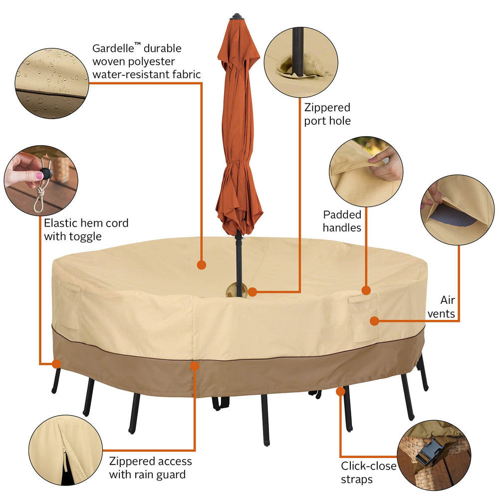 Classic Accessories Veranda padded handle for comfortable lifting and removal