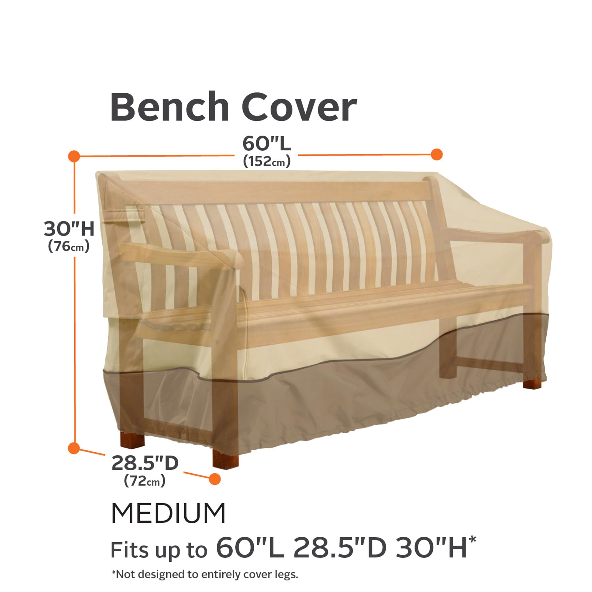 Classic Accessories side splash guard skirt protecting bench base from splashes