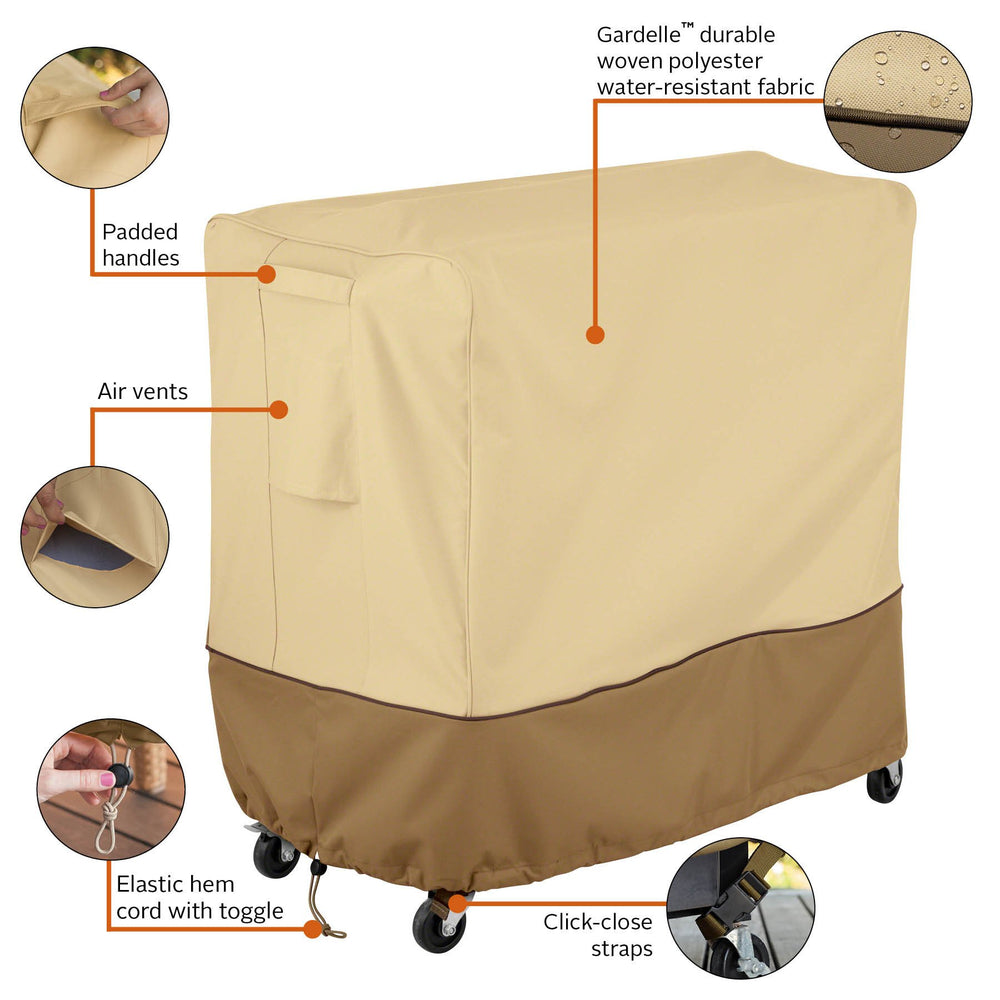 Classic Accessories air vent panel preventing condensation and wind lift