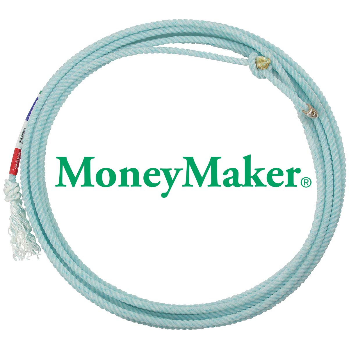 Classic MoneyMaker rope front view showing multicolor pattern and durable weave benefit
