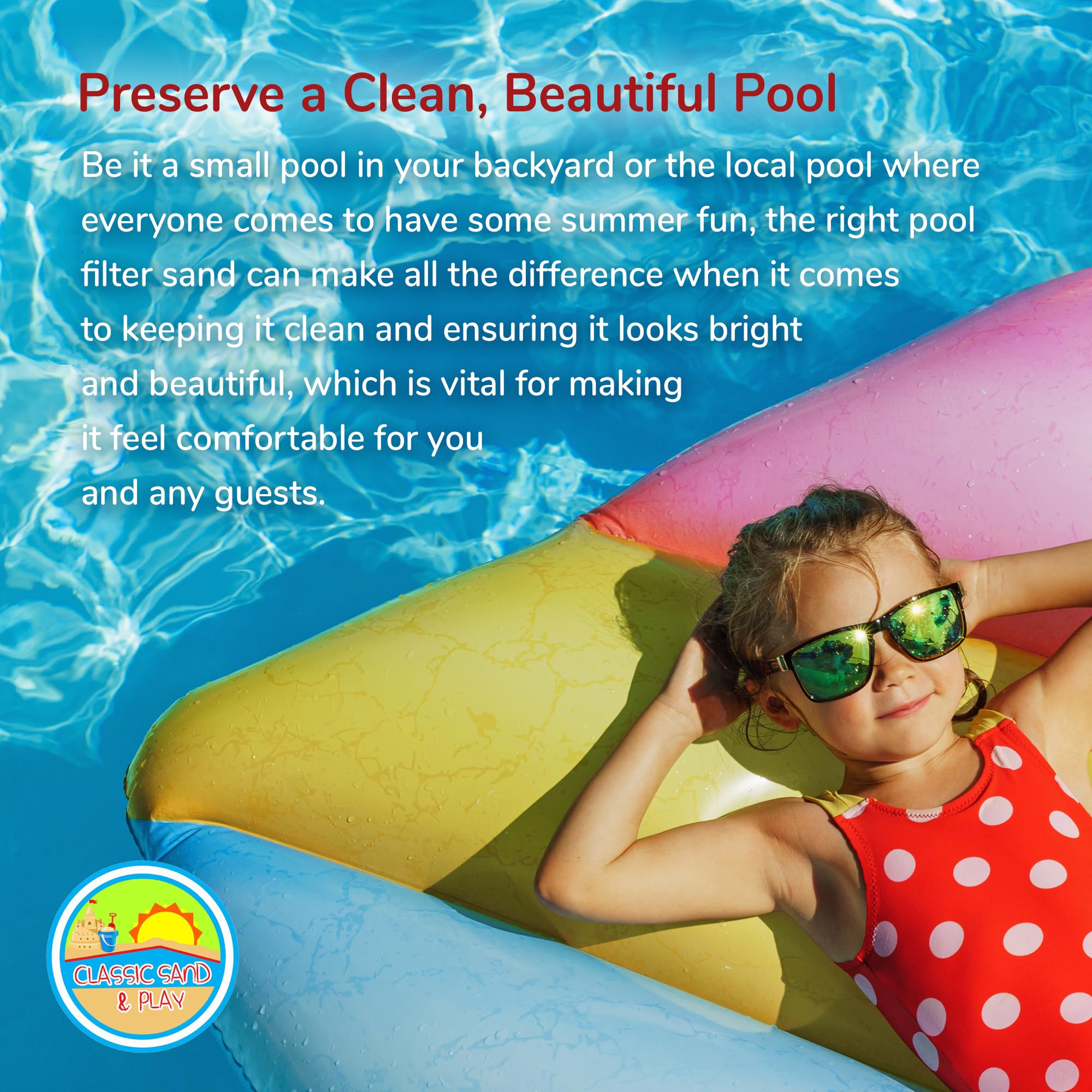 CLASSIC SAND & PLAY in-filter view with pressure gauge showing improved flow monitoring