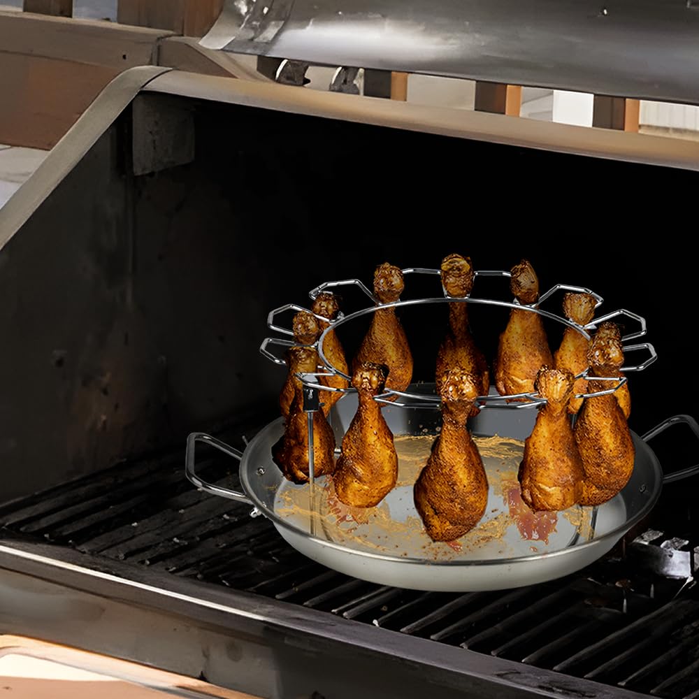 CLAVANY sharp skewer tip close-up for easy stacking and secure meat placement