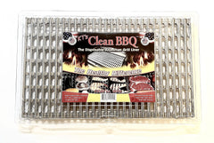 Clean BBQ liner on grill top showing clean cooking and easy cleanup