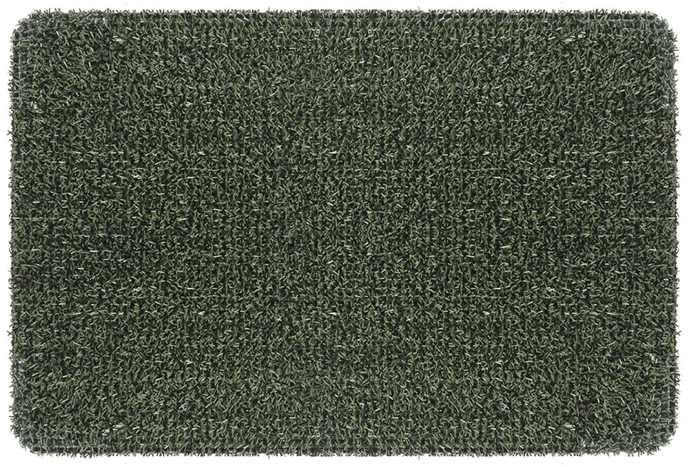 CLEAN MACHINE front view doormat showing AstroTurf blades and durable finish