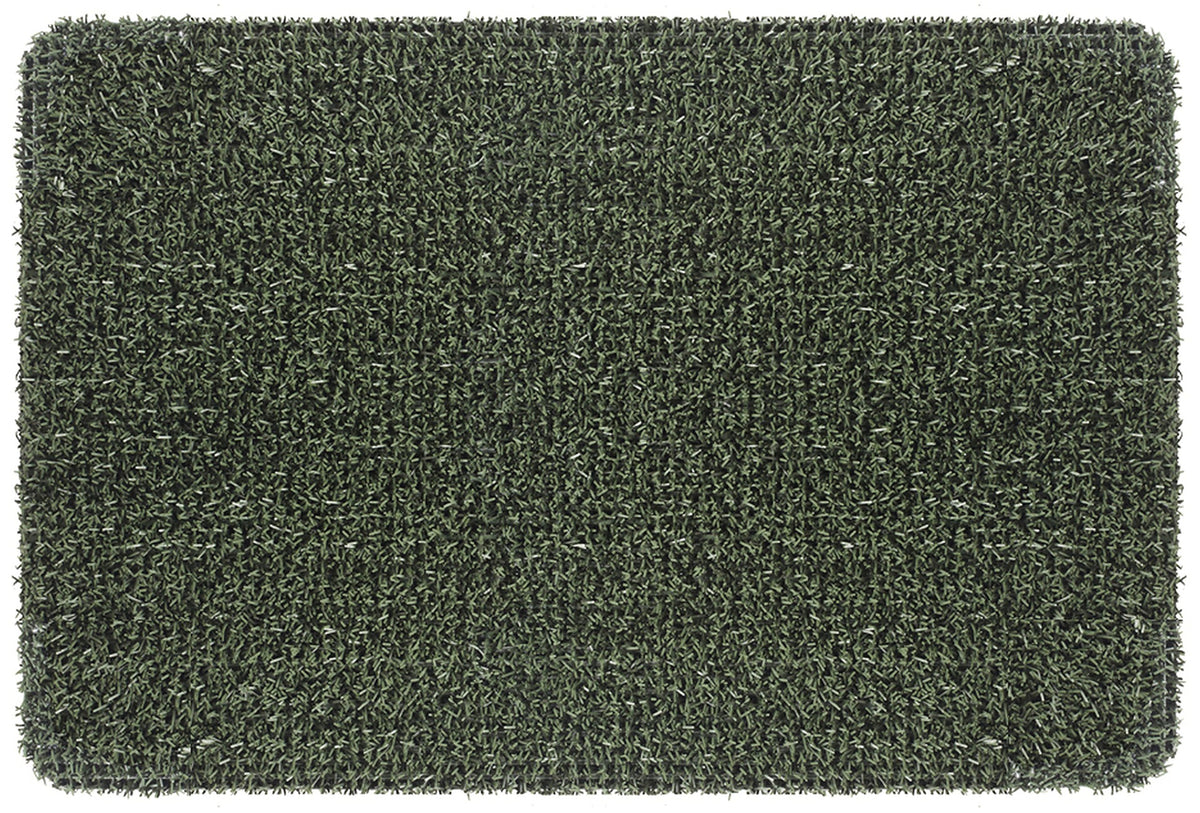 CLEAN MACHINE front view doormat showing AstroTurf blades and durable finish