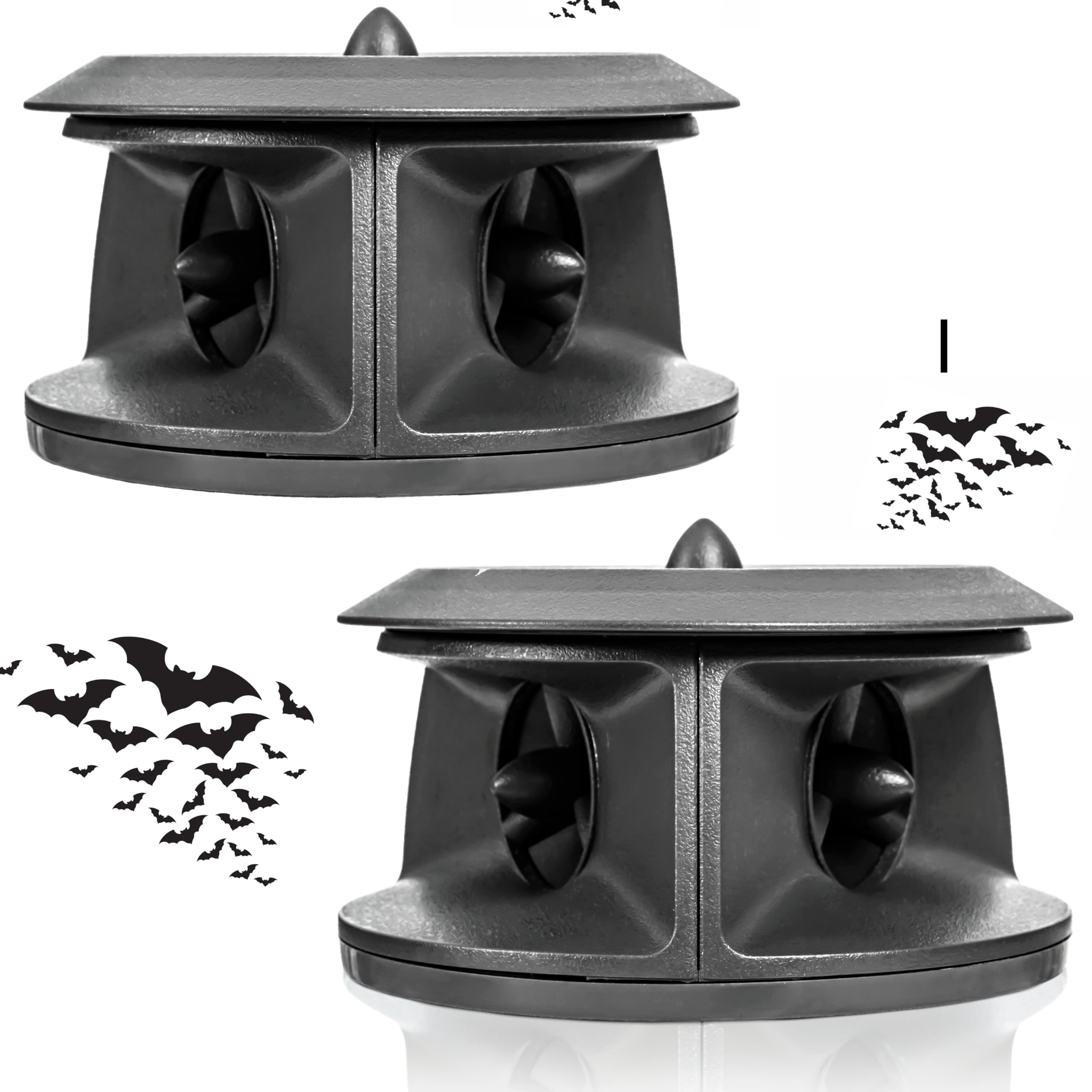 CLEANRTH front view showing compact bat repeller and its design for easy placement
