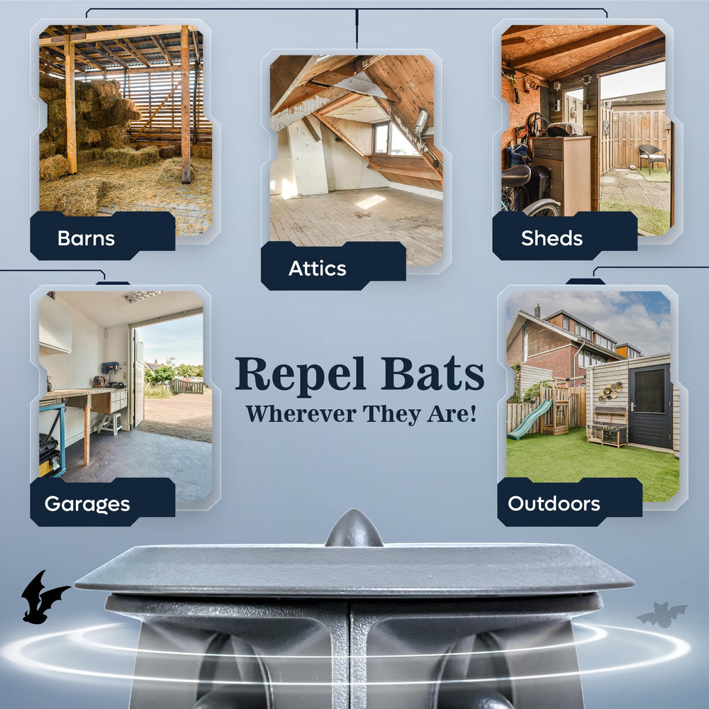 CLEANRTH size comparison in hand illustrating compact, portable bat repellent