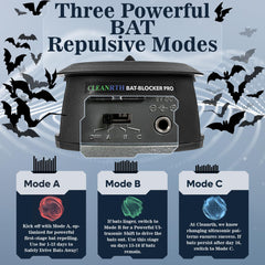 CLEANRTH close-up of three speakers highlighting multi-directional ultrasonic coverage
