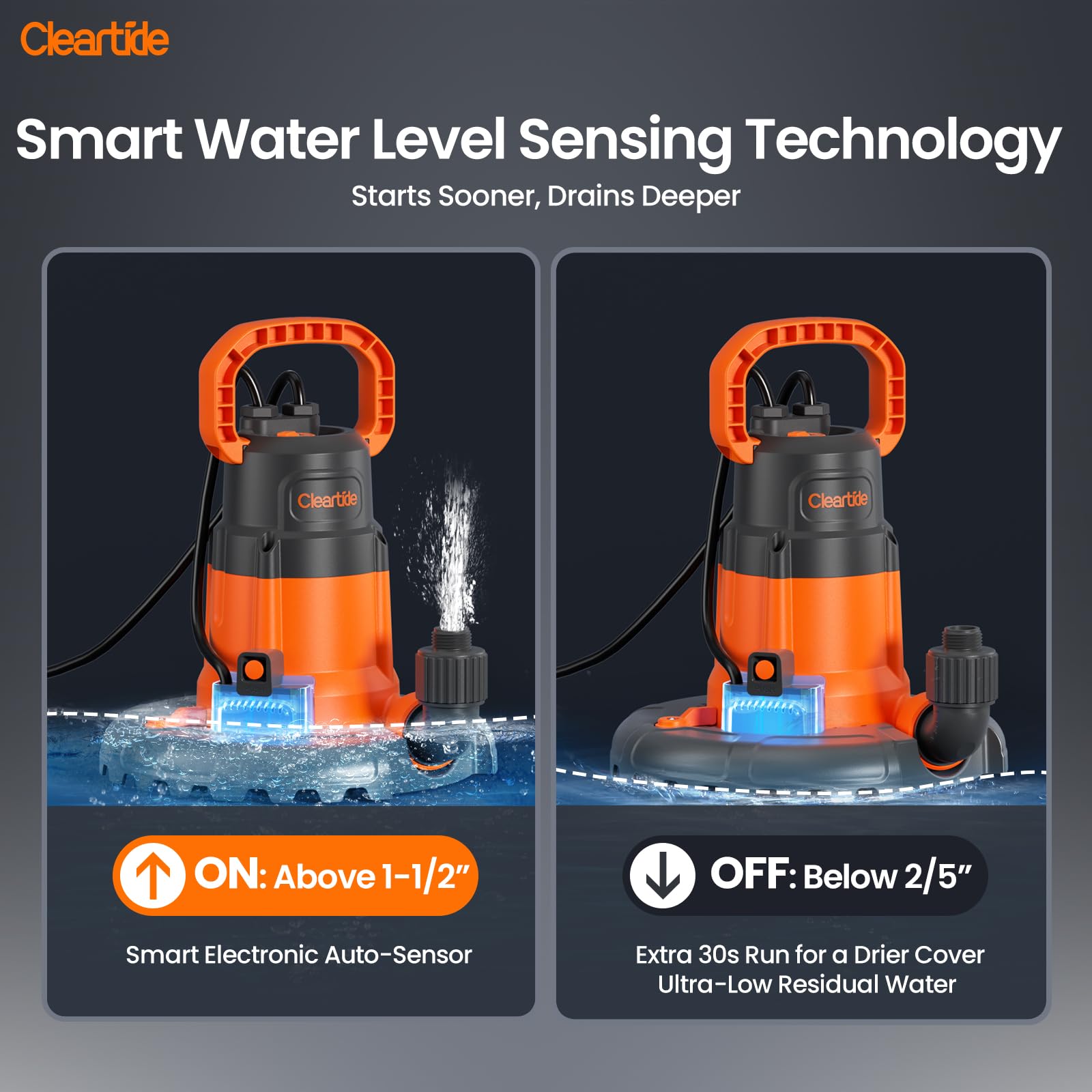 Cleartide in a winter pool setting showing continuous freeze monitoring benefit