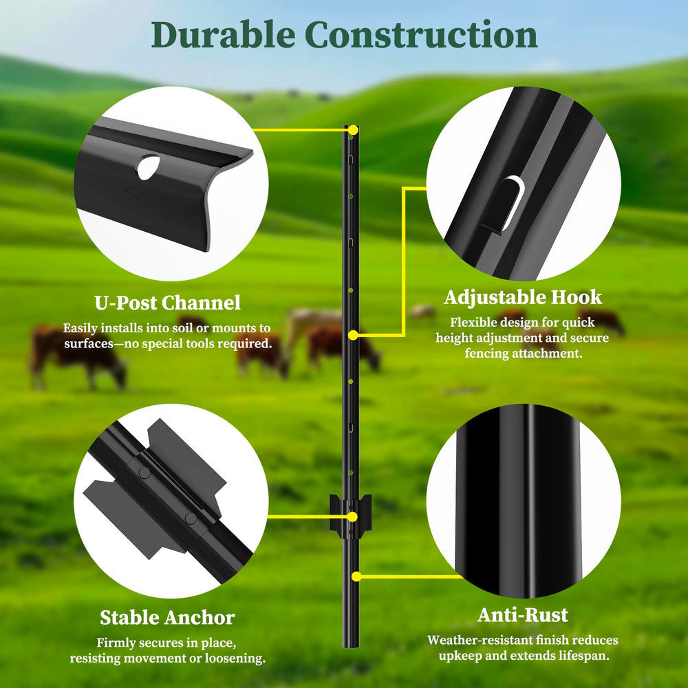CLEASO foot plate seated in soil for reliable ground anchoring