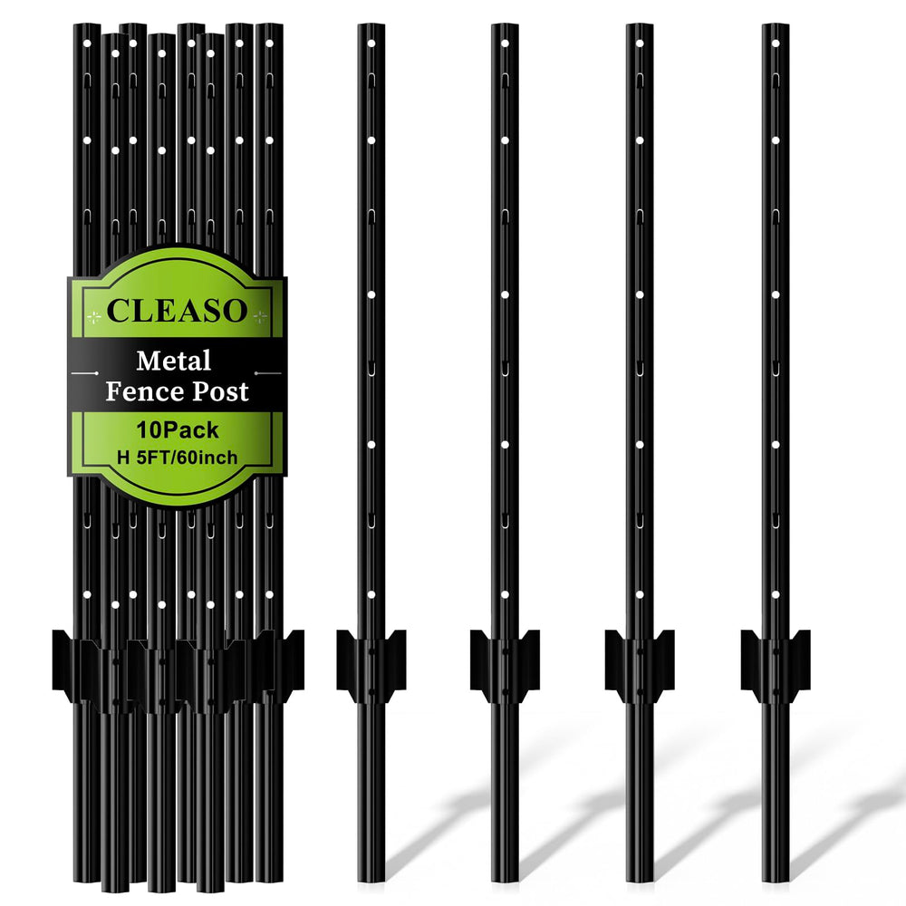 CLEASO front view of 5ft U-post showing upright stability and clean finish