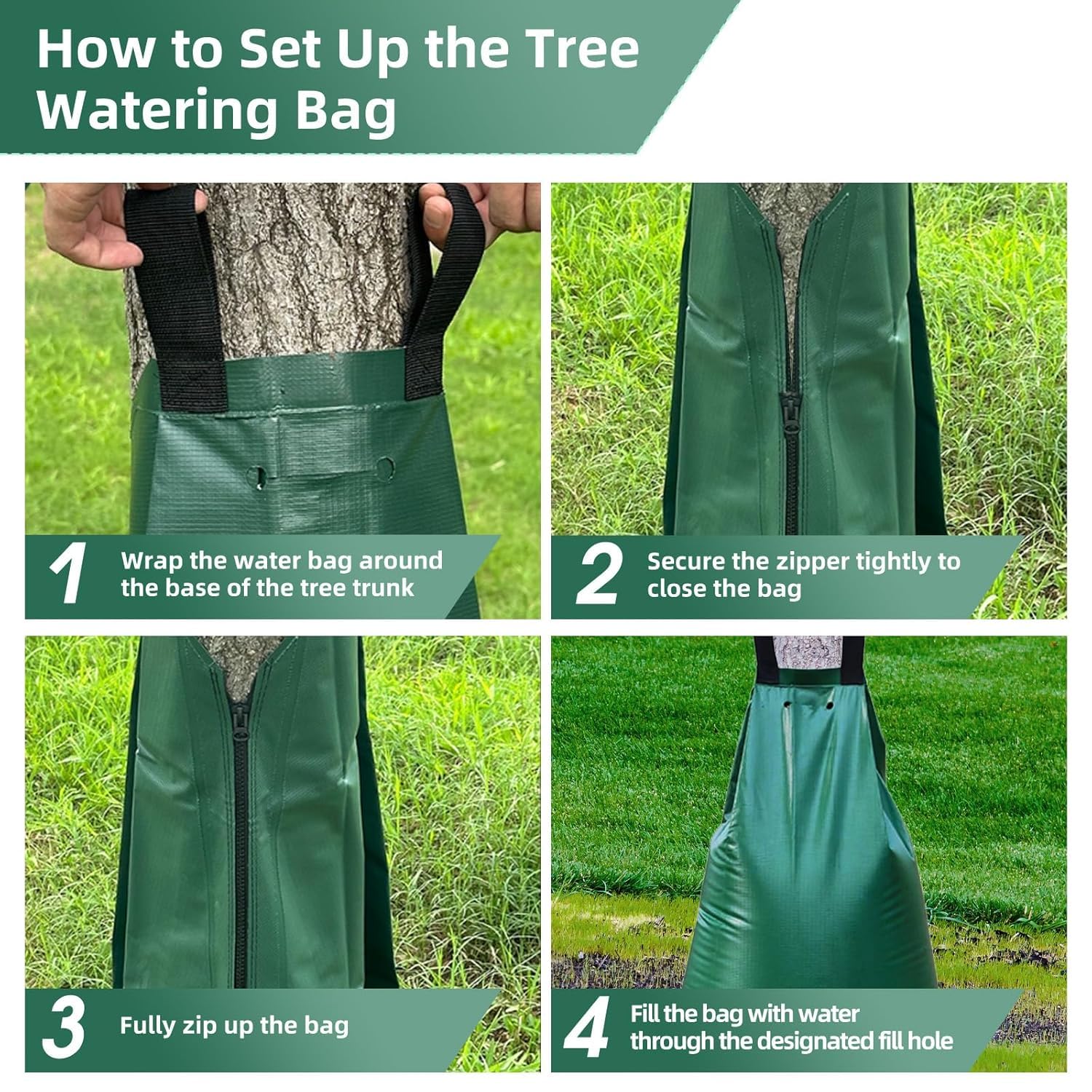 Clebay bag next to measuring marks showing 20-gallon capacity for planning