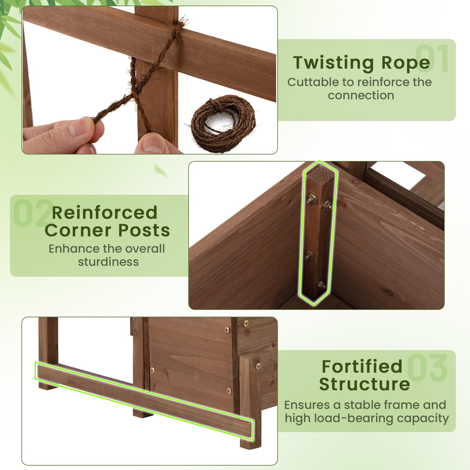 CLEEMAN fir wood finish texture with water-based coating for weather resistance