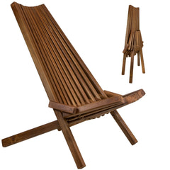 CleverMade Tamarack front view showing cinnamon finish and comfortable seat