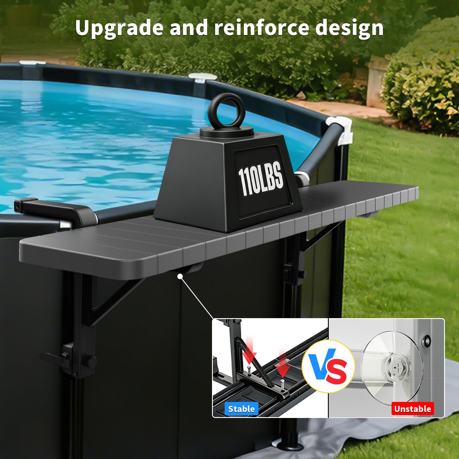 clicliet balcony clamp-mounted lifestyle as outdoor side table