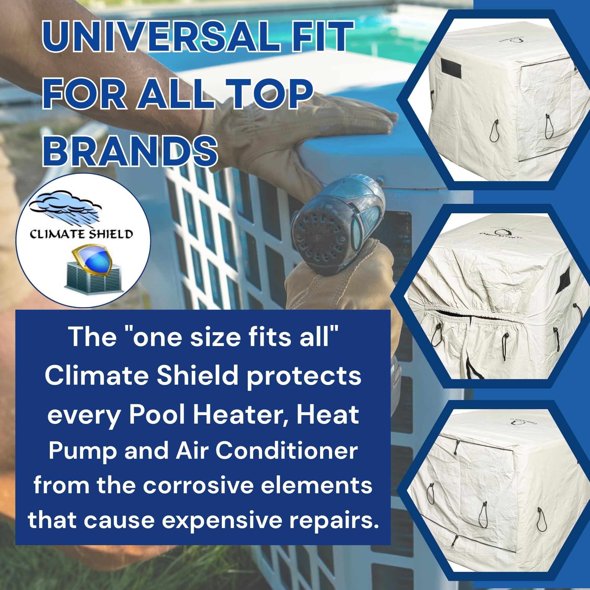 Climate Shield mesh vent panel for airflow and condensation control