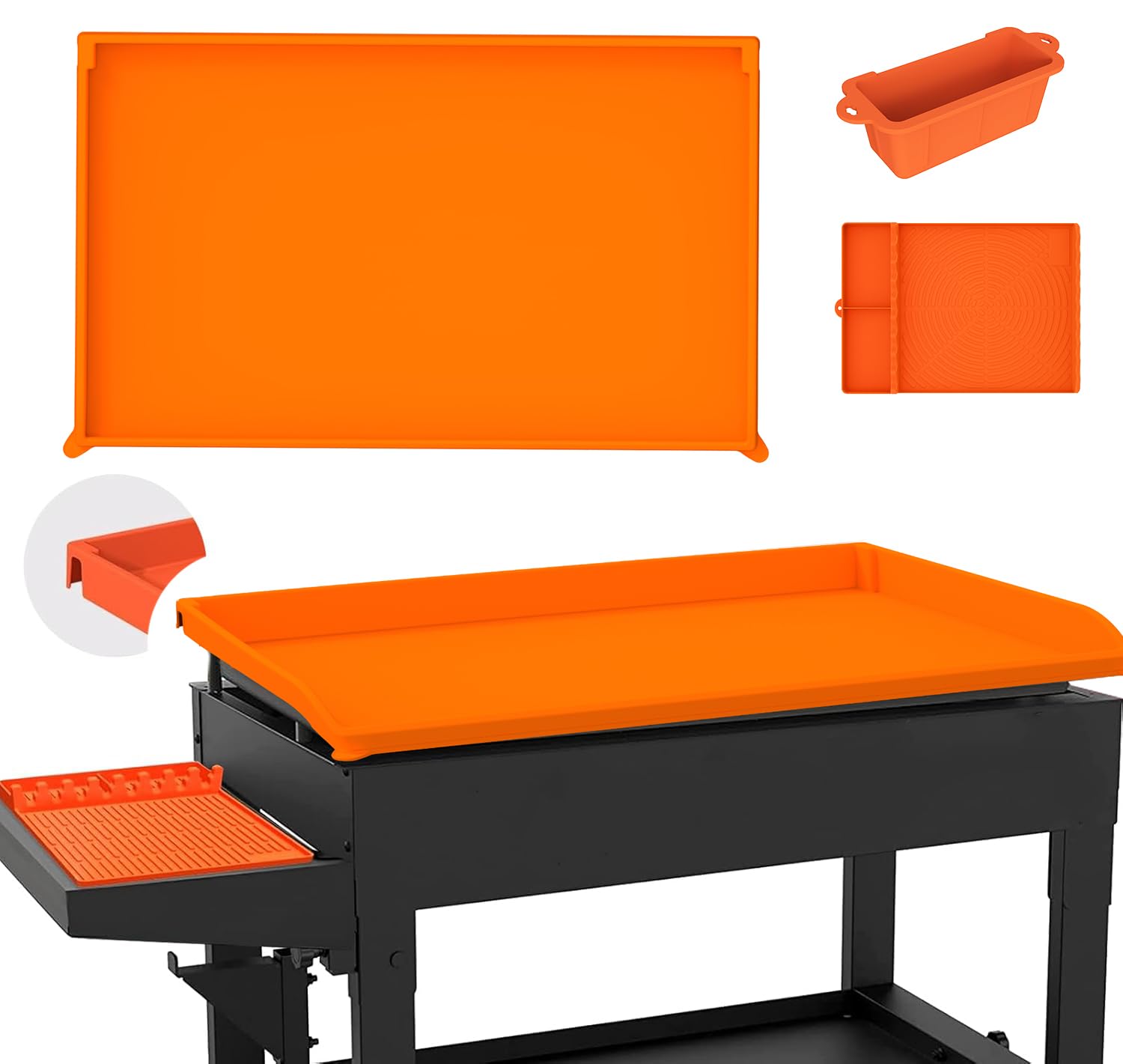 Cloakman front view of 28 inch silicone cover showing fit and protection