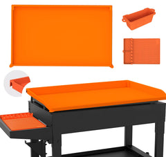 Cloakman front view full-edge cover protecting griddle surface and keeping debris away