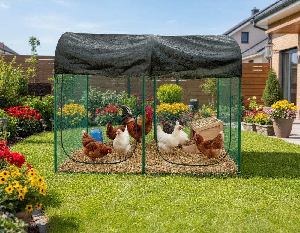 CLOCAL lifestyle garden scene illustrating plant protection and tidy appearance