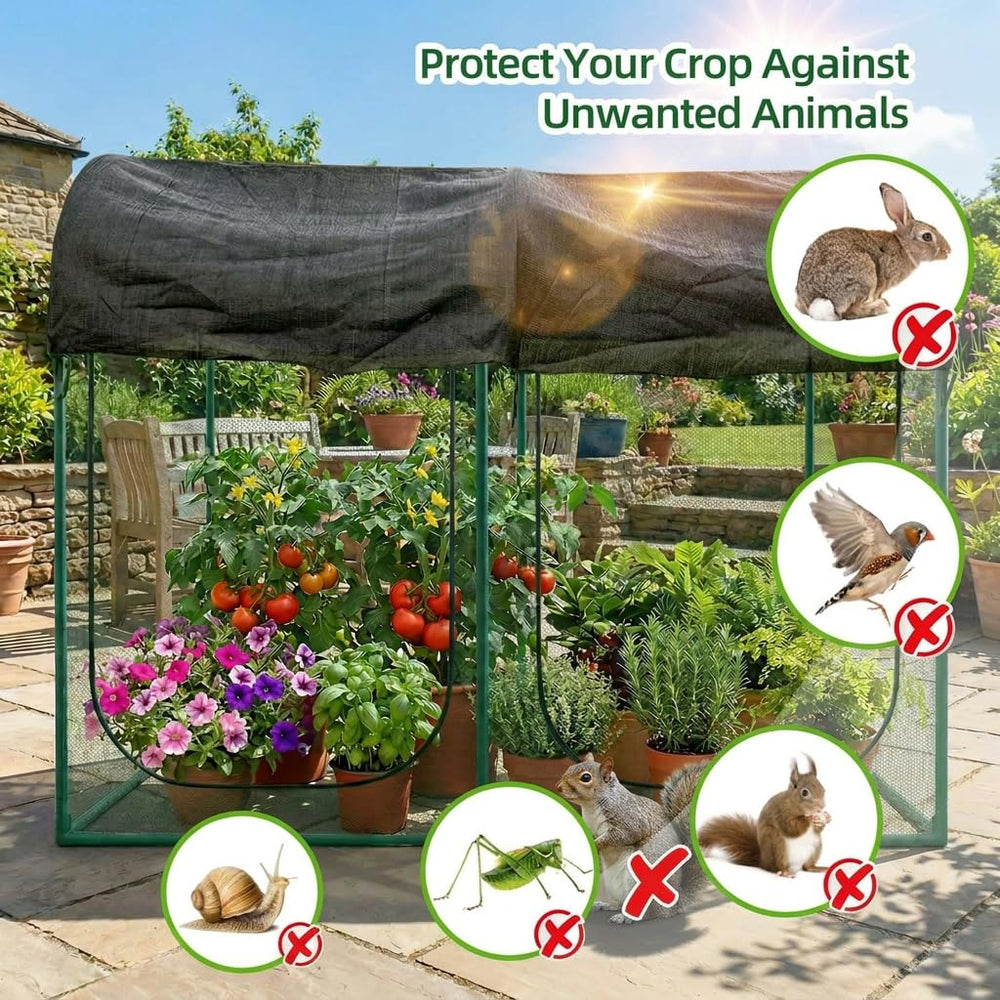 CLOCAL zippered door open for easy access and convenient garden work