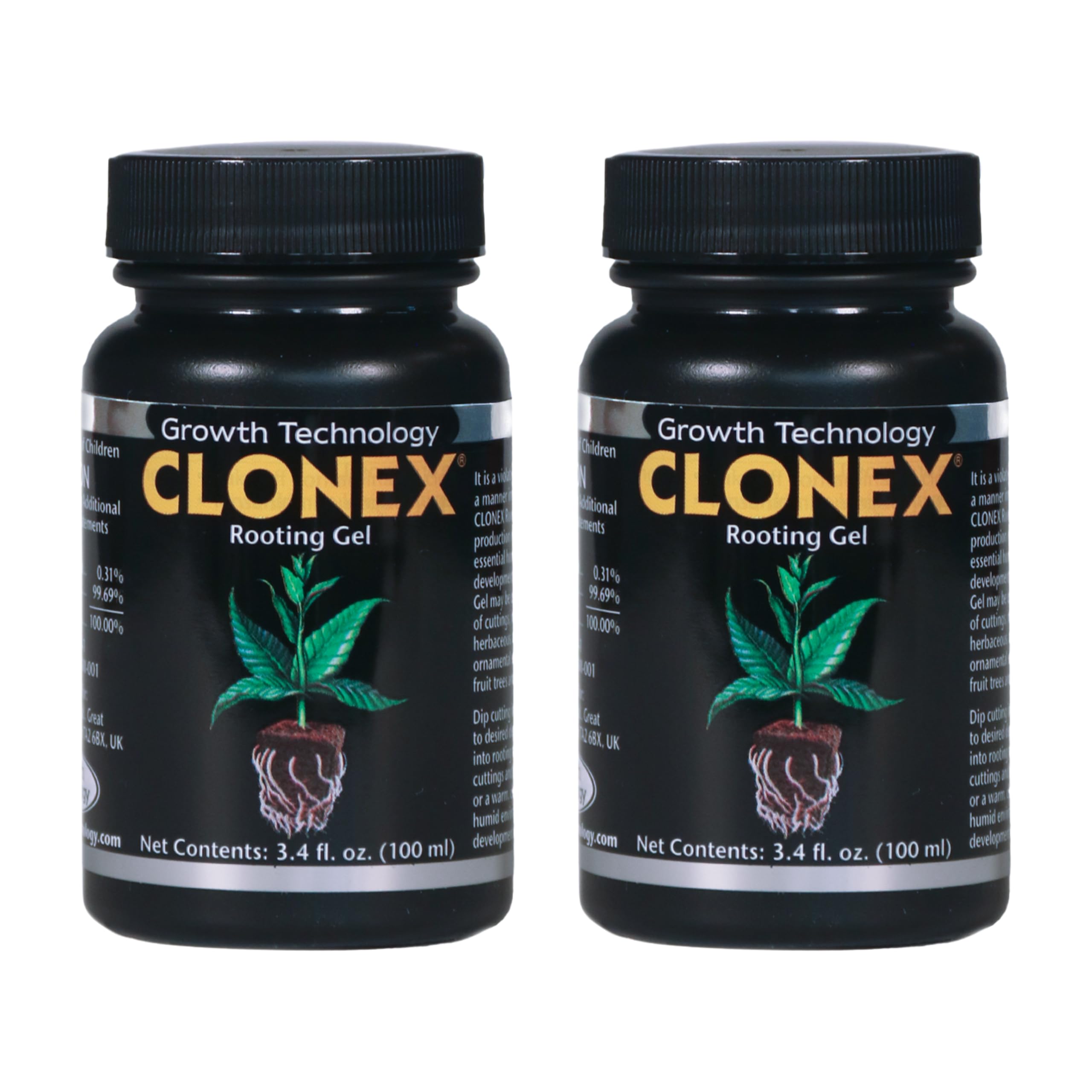 Clonex front packaging 100ml two-pack showing label and size with clear benefit