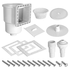 CLSR2U skimmer front view showing complete kit and easy replacement benefit