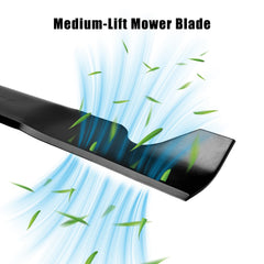 Cluparis blade center star hole close-up showing 5-point mounting pattern for secure spindle fit