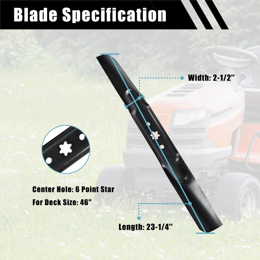 Cluparis close-up of blade edge and 6-point star hole for precise fit