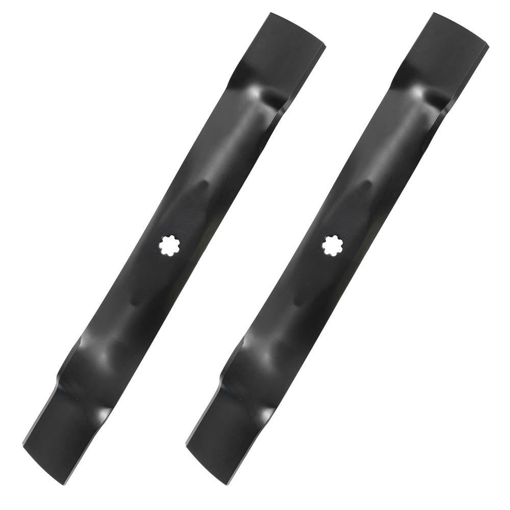 Cluparis front view of two 42 inch blades showing fit and finish for improved cutting