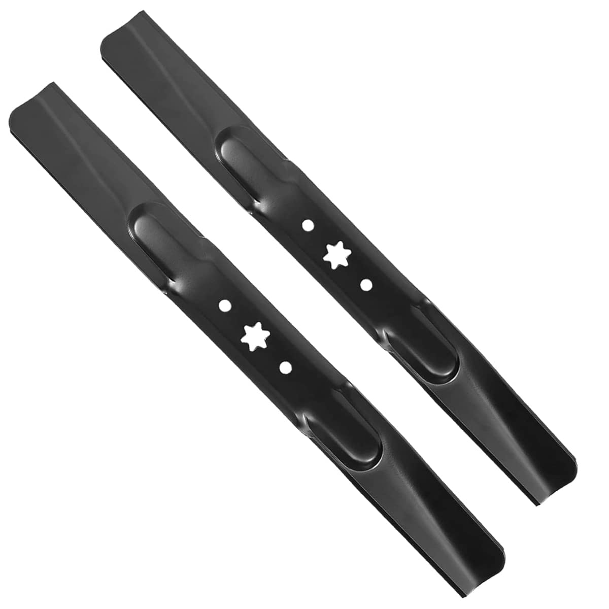 Cluparis front view of 2-pack blades showing clean edges and fit benefit