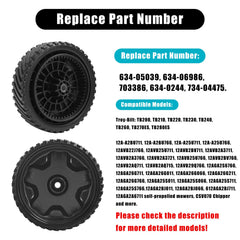 Cluparis front wheel gear closeup showing 53-tooth drive for reliable engagement