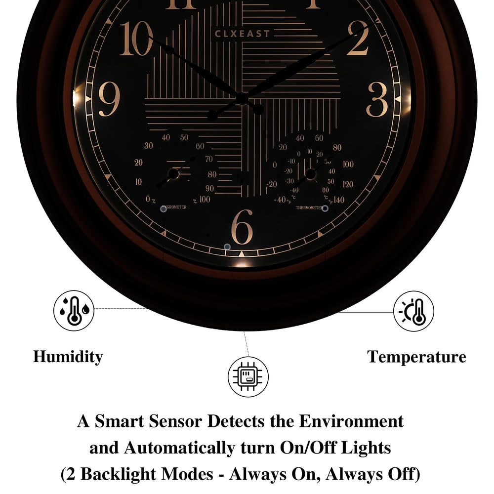 CLXEAST thermometer and hygrometer close-up showing environmental readings benefit