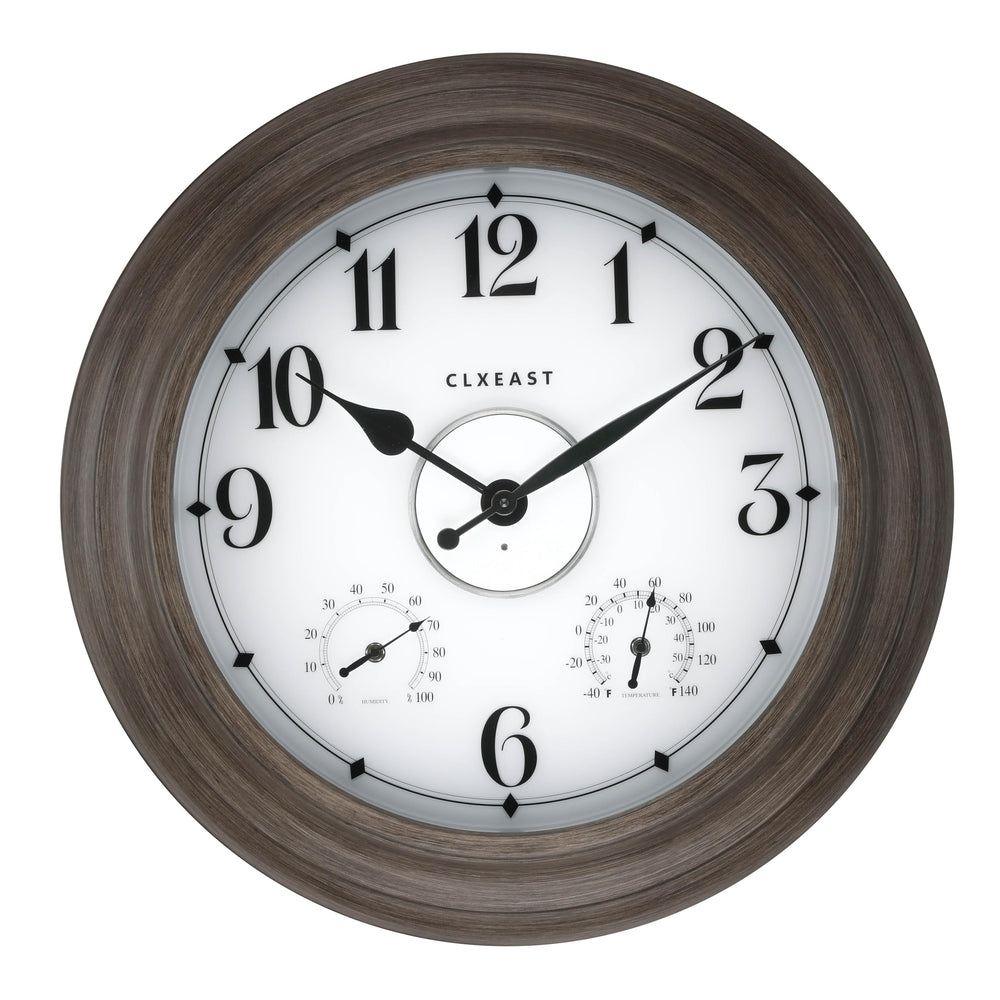 CLXEAST closeup of clock dial and hands for precise time reading