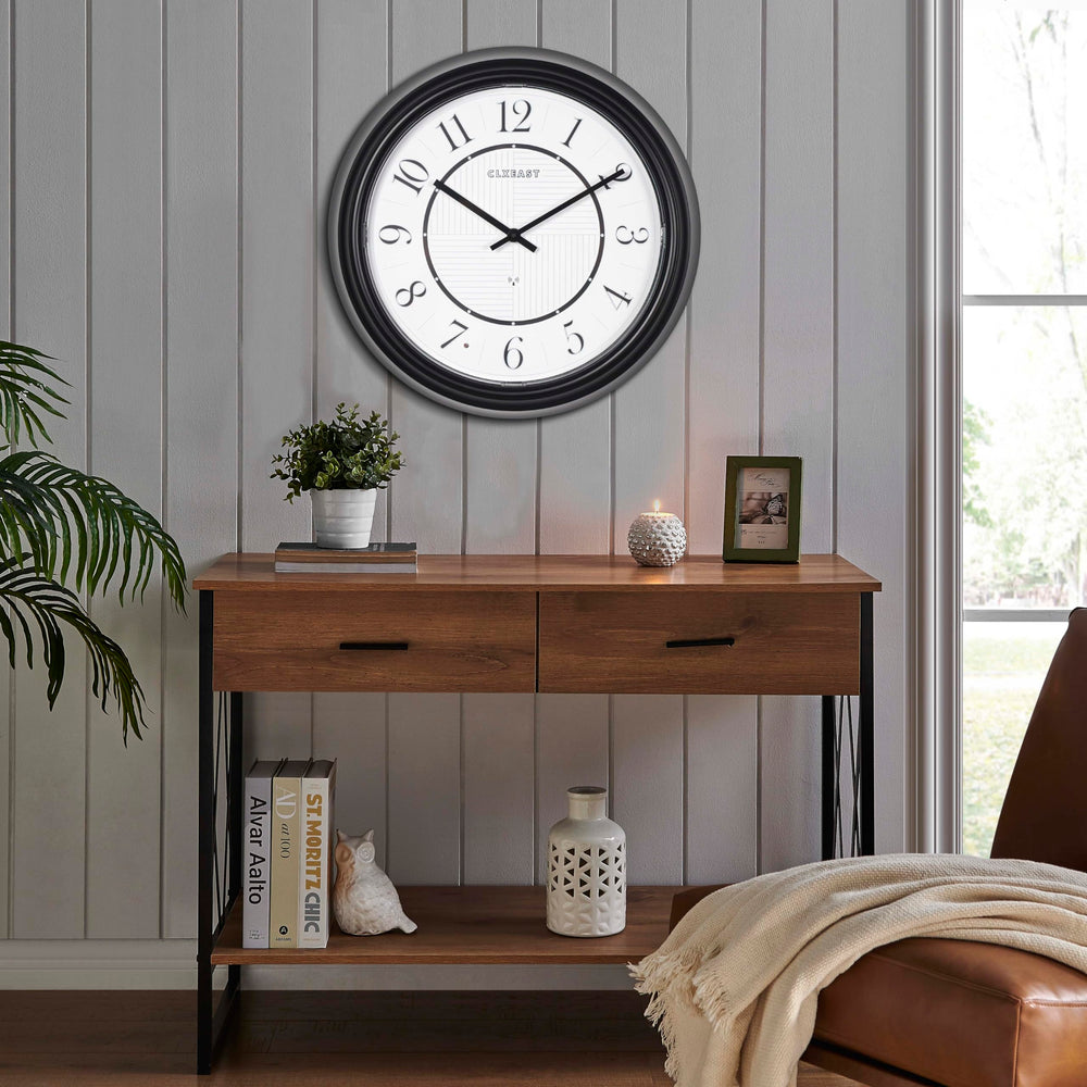 CLXEAST lifestyle decor on patio table showcasing stylish outdoor-ready timepiece