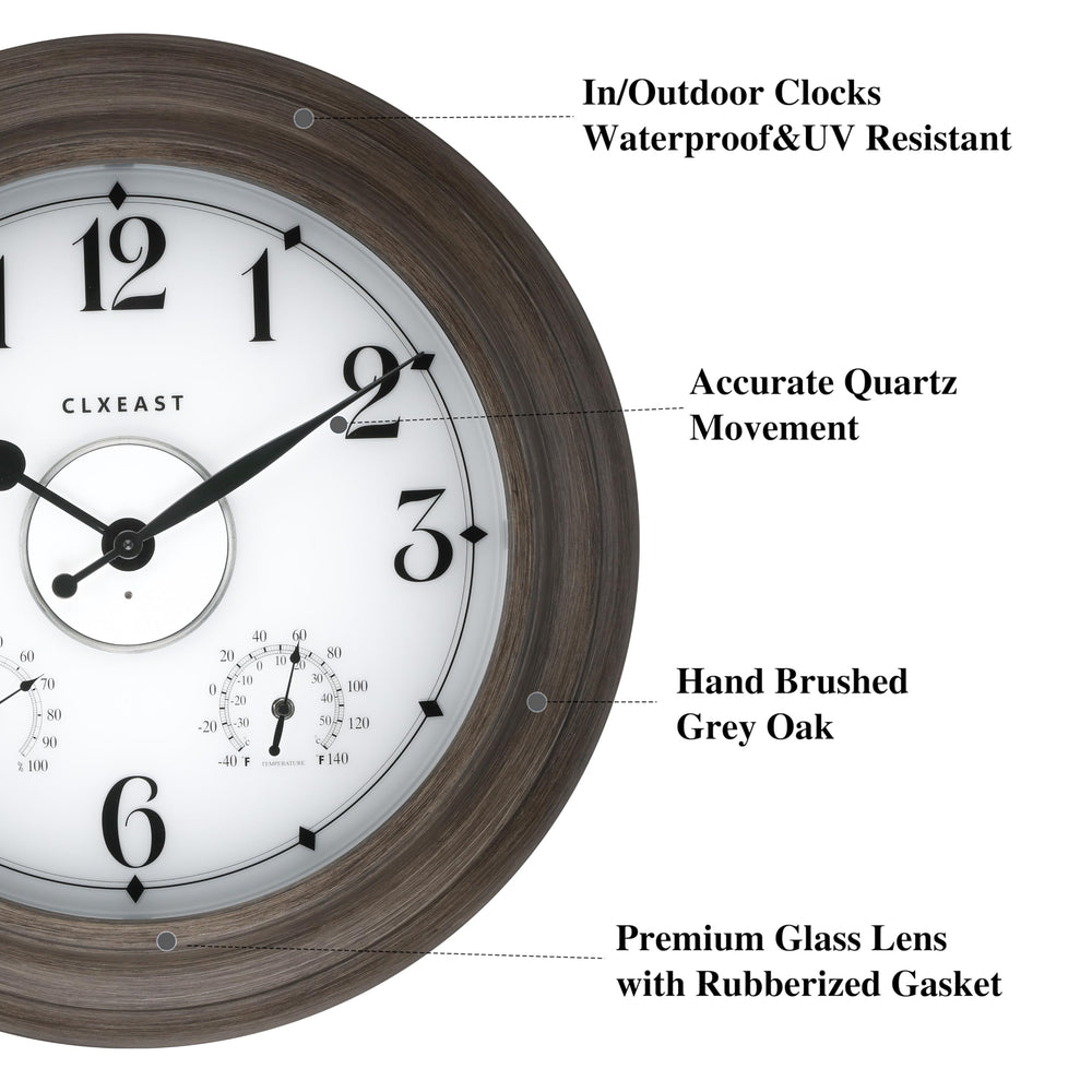 CLXEAST light sensor and LED backlight active for easy night visibility