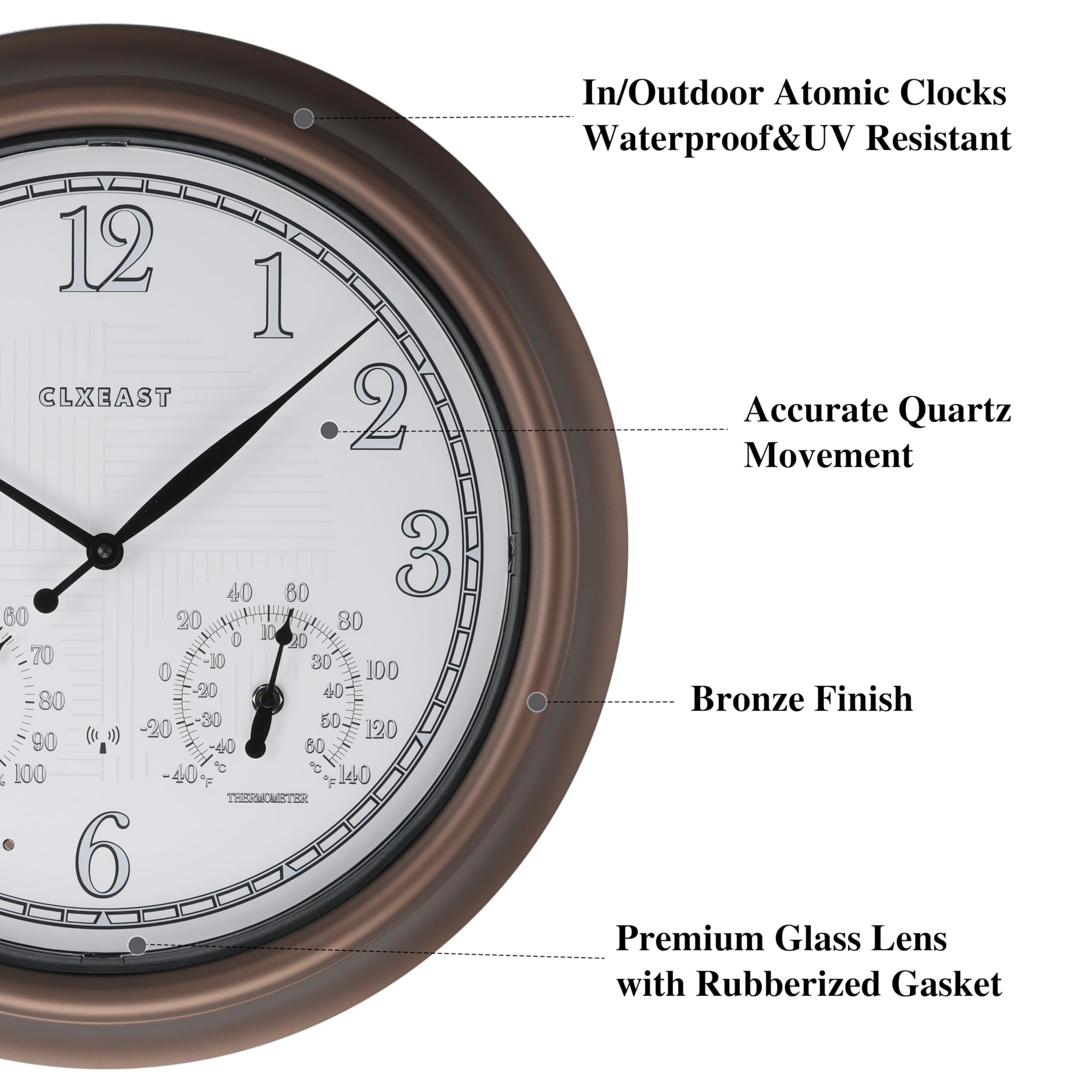 CLXEAST close-up of atomic movement showing precise timekeeping benefit