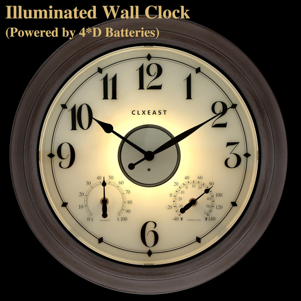 CLXEAST rubberized gasket and weather seal detail protecting clock from moisture