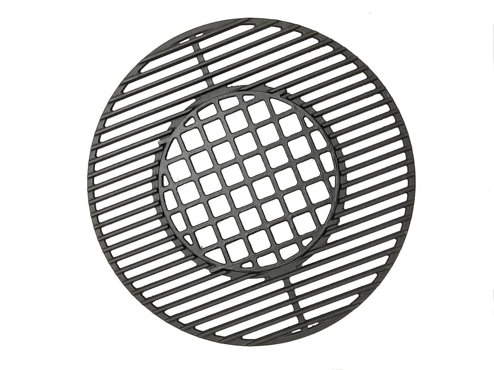 Cmanzhi cast iron grate front view showing heavy-duty bars and fit