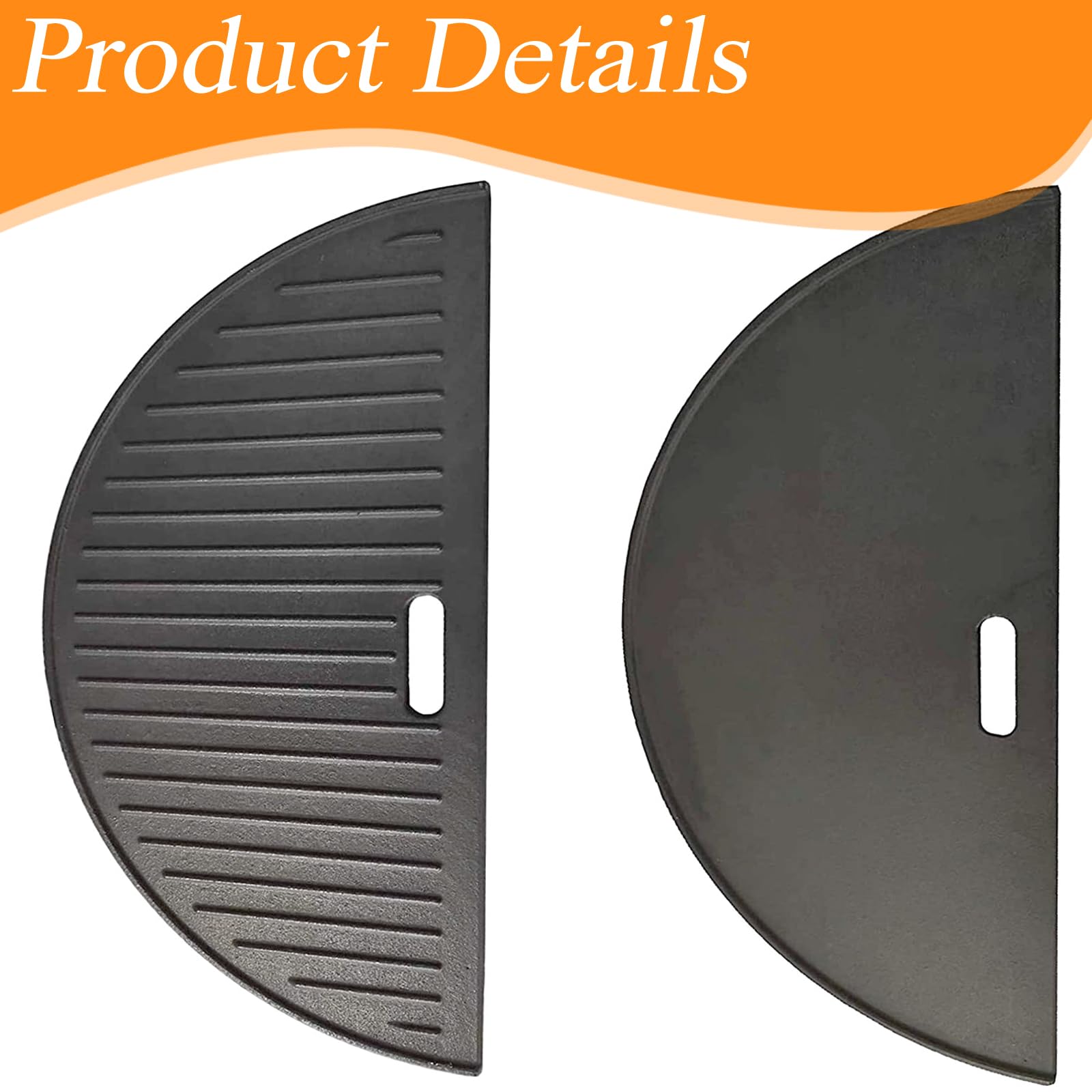 Cmanzhi grate installed in kamado joe, even heat and strong searing benefit