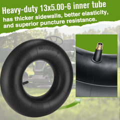 CMOOD inner tube closeup showing thickened rubber for shock absorption and puncture resistance