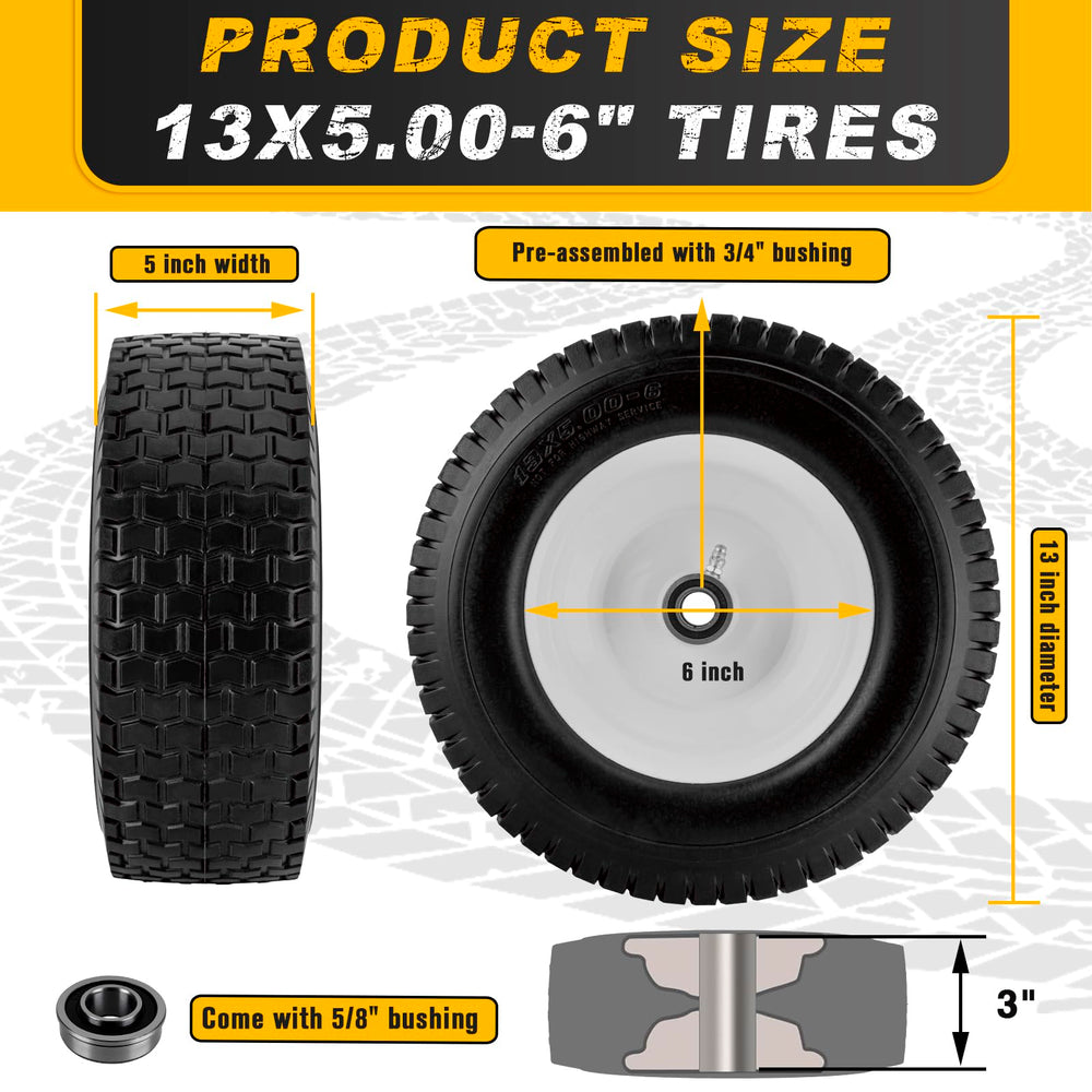 CMOOD close-up of chevron tread highlighting improved grip and turf protection