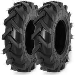 CMOOD front view 4.80/4.00-8 tire showing turf-friendly profile and balanced traction