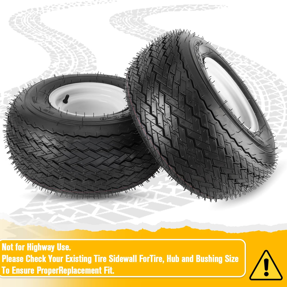 CMOOD packaged pair showing included pre-mounted tires and easy replacement