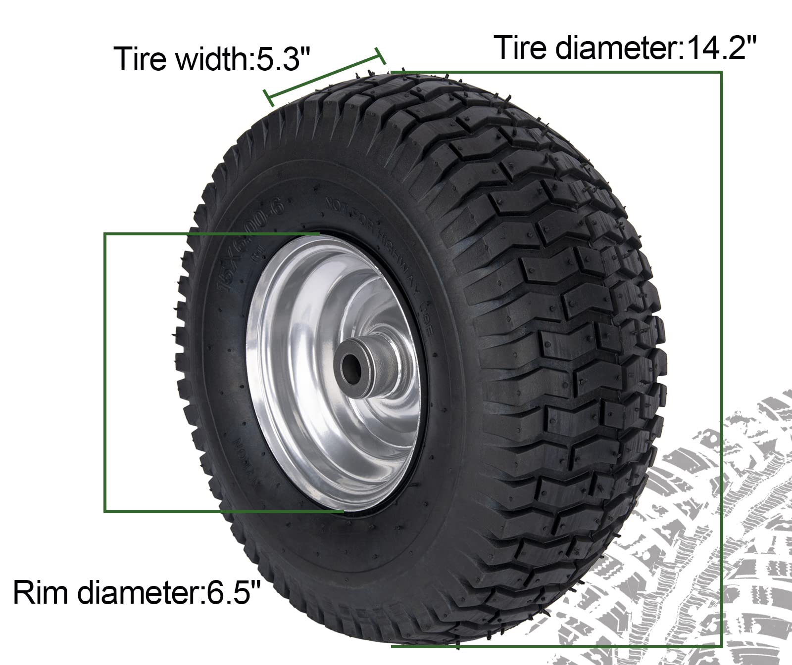 CMOOD sidewall detail highlighting durable rubber and ply rating