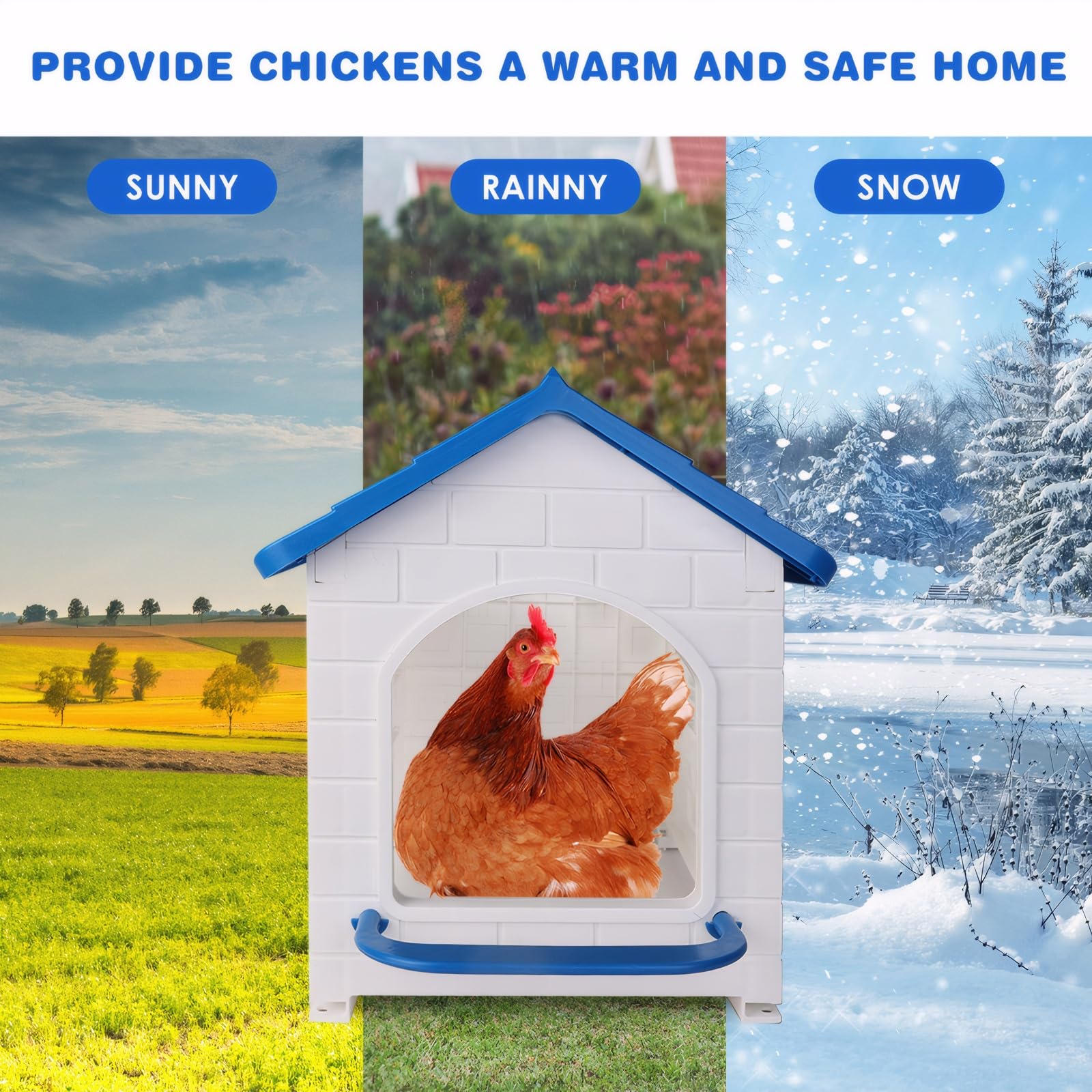 CMOSAF entrance perch and anti‑roost roof preventing droppings and keeping top clean